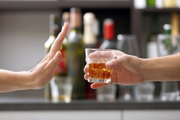 Refusal of alcohol as a way of preventing prostatitis
