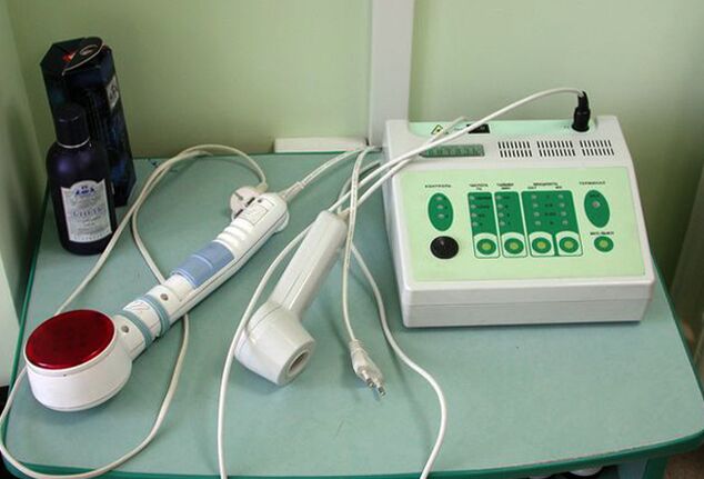 Physiotherapy device used for chronic prostatitis